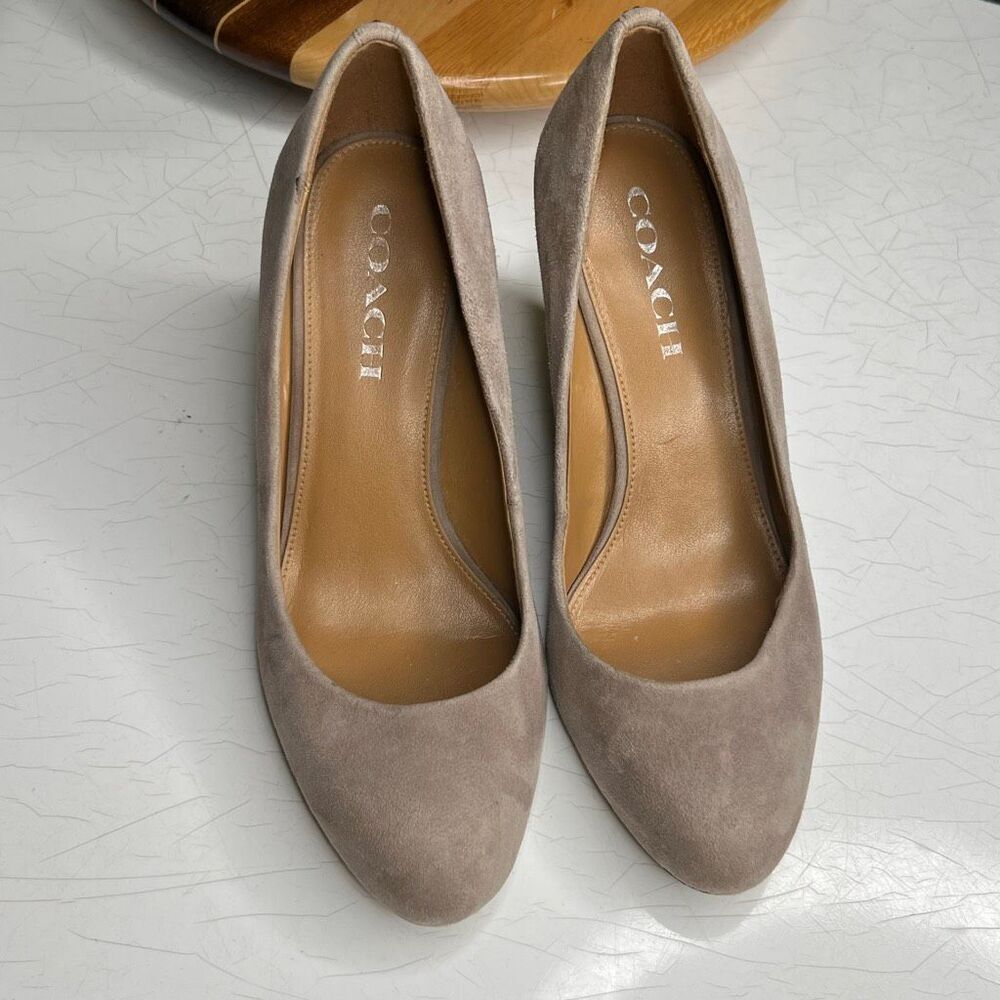 Coach Georgina Pumps in grey suede